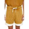 Forever 21 Men’s Colorblock Dolphin-Hem Shorts(Coffee)