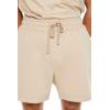 Forever 21 Men’s Drawstring Mid-Rise Shorts(Taupe)