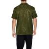 Forever 21 Men’s Jacquard Paisley Shirt(Green)