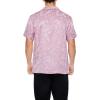 Forever 21 Men’s Jacquard Paisley Shirt(Purple)