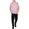 Forever 21 Men’s Jacquard Paisley Shirt(Purple)