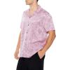 Forever 21 Men’s Jacquard Paisley Shirt(Purple)