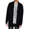 Forever 21 Mens Open-Front Cardigan Sweater(Black)