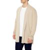 Forever 21 Mens Open-Front Cardigan Sweater(Brown)
