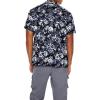 Forever 21 Men’s Rose Print Shirt(Black)