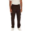 Forever 21 Men’s Slim-fit Mid-Rise Cargo Joggers(Cocoa)