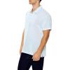 Forever 21 Men’s Soft Ribbed Knit Polo Shirt(Blue)