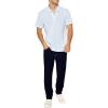 Forever 21 Men’s Soft Ribbed Knit Polo Shirt(Blue)
