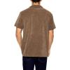 Forever 21 Men’s Soft Ribbed Knit Polo Shirt(Brown)