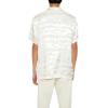 Forever 21 Men’s Striped Abstract Jacquard Shirt(White)