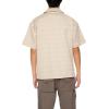 Forever 21 Men’s Striped Drop-Sleeve Shirt(Brown)