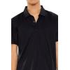 Forever 21 Mens Supima Cotton Slim Polo Shirt(Black)
