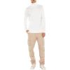 Forever 21 Men’s Supima-Blend Turtleneck Top White