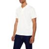 Forever 21 Men’s Textured Chevron Polo Shirt(White)