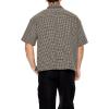 Forever 21 Mens Textured Geo Shirt(Brown)
