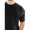 Forever 21 Men’s Two-Tone Mineral Wash Tee(Black)