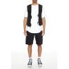 Forever 21 Men’s Utility Cargo Vest(Black)