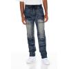 Forever 21 Men’s Washed Denim Cargo Joggers(Medium Denim)