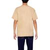 Forever 21 Mens Washed Shoulder-Panel Tee(Brown)
