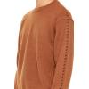 Forever 21 Men’s Whipstitched Crew Sweater(Brown)