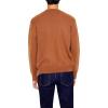 Forever 21 Men’s Whipstitched Crew Sweater(Brown)