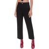 Forever 21 Women’s Ankle-Cut Canvas Pants(Black)