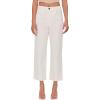Forever 21 Women’s Ankle-Cut Canvas Pants(Cream)