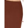 Forever 21 Women’s Chiffon Midi Skirt(Dark Brown)