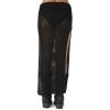 Forever 21 Women’s Cutout Crochet Maxi Skirt(Black)