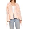 Forever 21 Women’s Fringe Faux Suede & Gem Jacket(Adobe Rose)