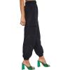 Forever 21 Women’s High-Rise Cargo Joggers(Black)