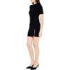 Forever 21 Womens Lace-up Mini Sweater Dress(Black)