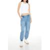 Forever 21 Womens Mid-Rise Denim Cargo Joggers(Medium Denim)