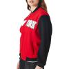 Forever 21 Women’s New York Letterman Bomber Jacket(Red)
