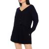 Forever 21 Womens Ribbed Knit Cardigan Sweater(Black)