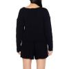 Forever 21 Womens Ribbed Knit Cardigan Sweater(Black)