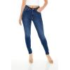 Forever 21 Women’s Stretch-Denim Skinny Jeans(Dark Denim)