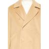 Forever 21 mens Notched Double-breasted Coat(Camel)