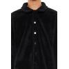 Forever 21 mens Plush Drop-sleeve Shacket(Black)