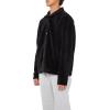 Forever 21 mens Plush Drop-sleeve Shacket(Black)