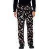 Forever 21 mens Sequin Floral Print Joggers(Black/Multi)