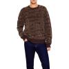 Forever 21 Men’s Geo Crew Sweater(Brown)