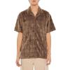 Forever 21 Men’s Plush Lattice Shirt(Brown)