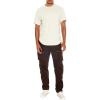 Forever 21 Men’s Slim-fit Mid-Rise Cargo Joggers(Cocoa)