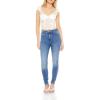 Forever 21 Women’s High-Rise Skinny Jeans(Medium Denim)