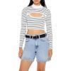 Forever 21 Women’s Sweater-knit Shrug & Crop Top Set(White/Multi)