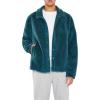 Forever 21 mens Plush Drop-sleeve Shacket(Sea Green)