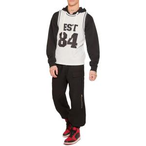 Forever 21 Men’s Cargo Drawstring Joggers(Black)