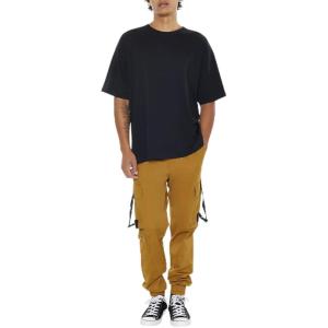 Forever 21 Men’s Cargo Utility Joggers(Coffee)