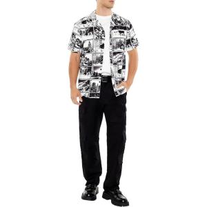 Forever 21 Men’s Mid-Rise Cargo Pants(Black)